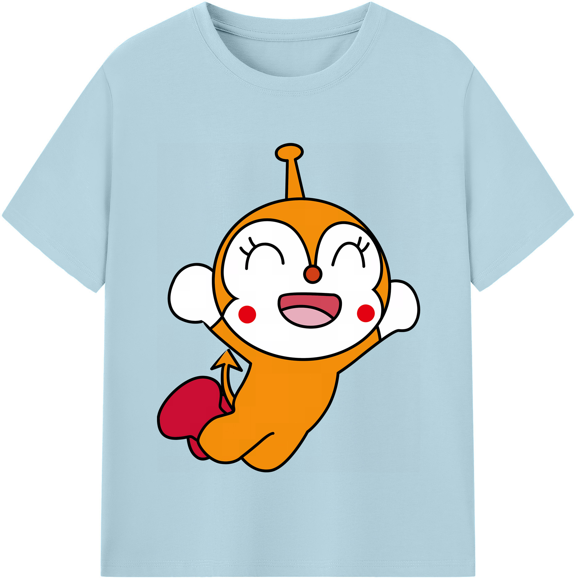 （画像用） アンパンマン Anpanman 綿100％半袖Tシャツ（フロントプリント）